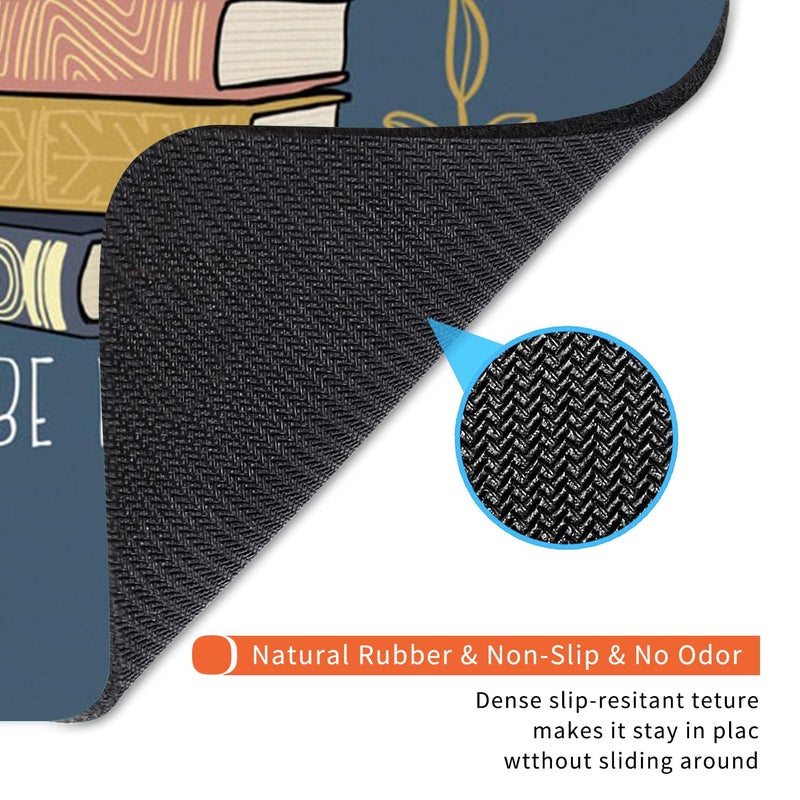 Armanza Square Mouse Pad Books, Personalized Premium-Textured Custom Mouse Mat Design, Washable Mousepad Cloth, Non-Slip Rubber Base Computer Mouse Pads for Wireless Mouse - Image 5